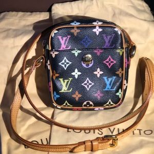 Authentic Louis Vuitton Rift Shoulder Bag Black Multicolore, Discontinued model